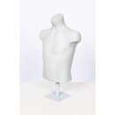 Kindertorso "grau" mit Standfuß