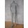 Schaufensterpuppe inkl. Standplatte, weiblich, Teenager, grau, H: 146